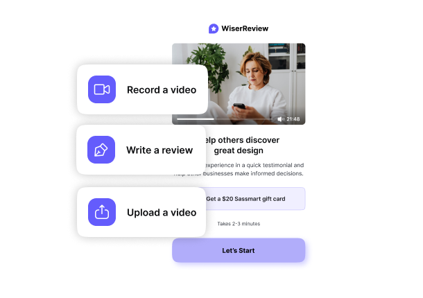 Collect user reviews